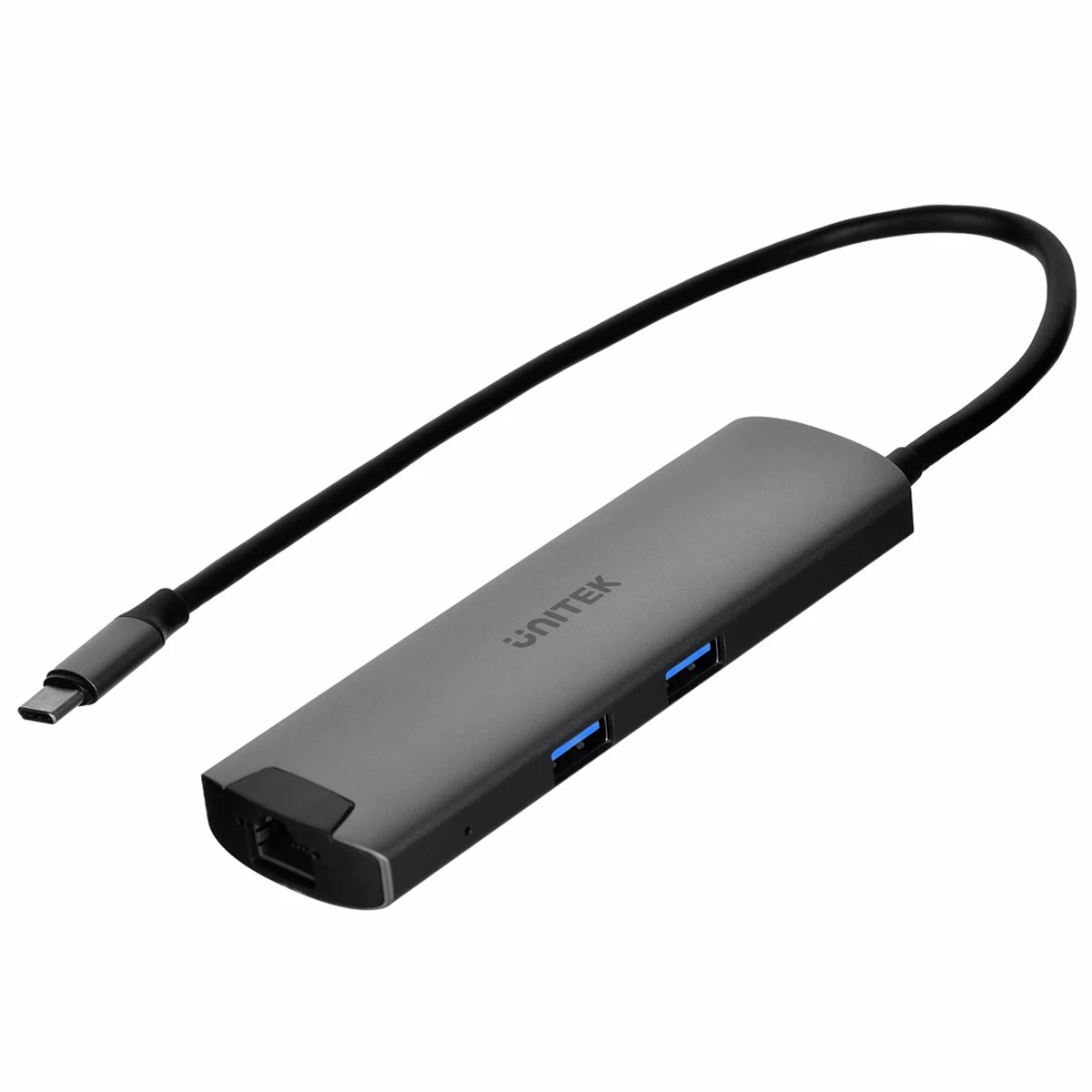 Aktywny Hub USB-C UNITEK, 5 Gbps, HDMI, RJ45, PD 100W
