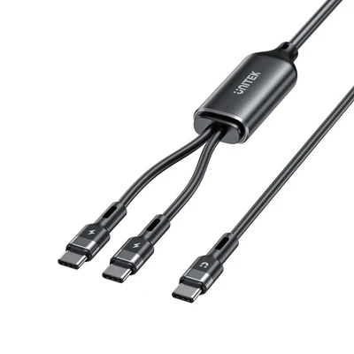 Kabel USB-C 2w1 PD 100W 1,8m - Unitek