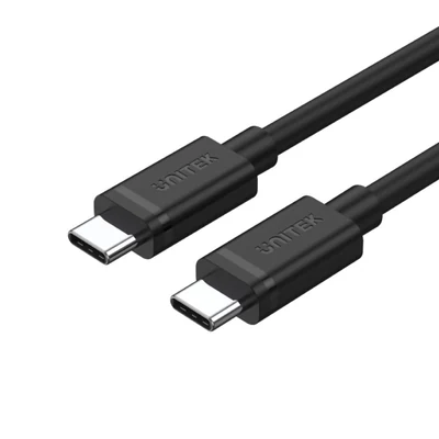 Kabel USB-C Unitek, USB-C na USB-C, 2m, czarny