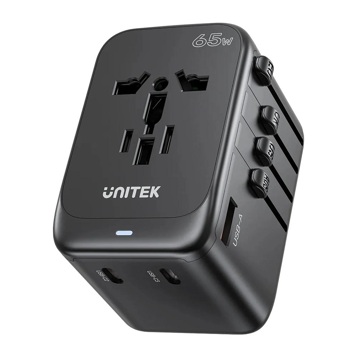 UNITEK ŁADOWARKA GAN PD 65W EU/US/UK/AUS