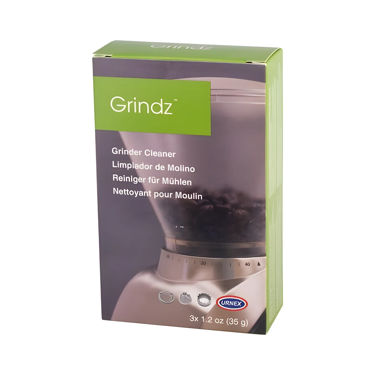 Urnex Grindz Granulat 3 x 35g do czyszczenia młynek