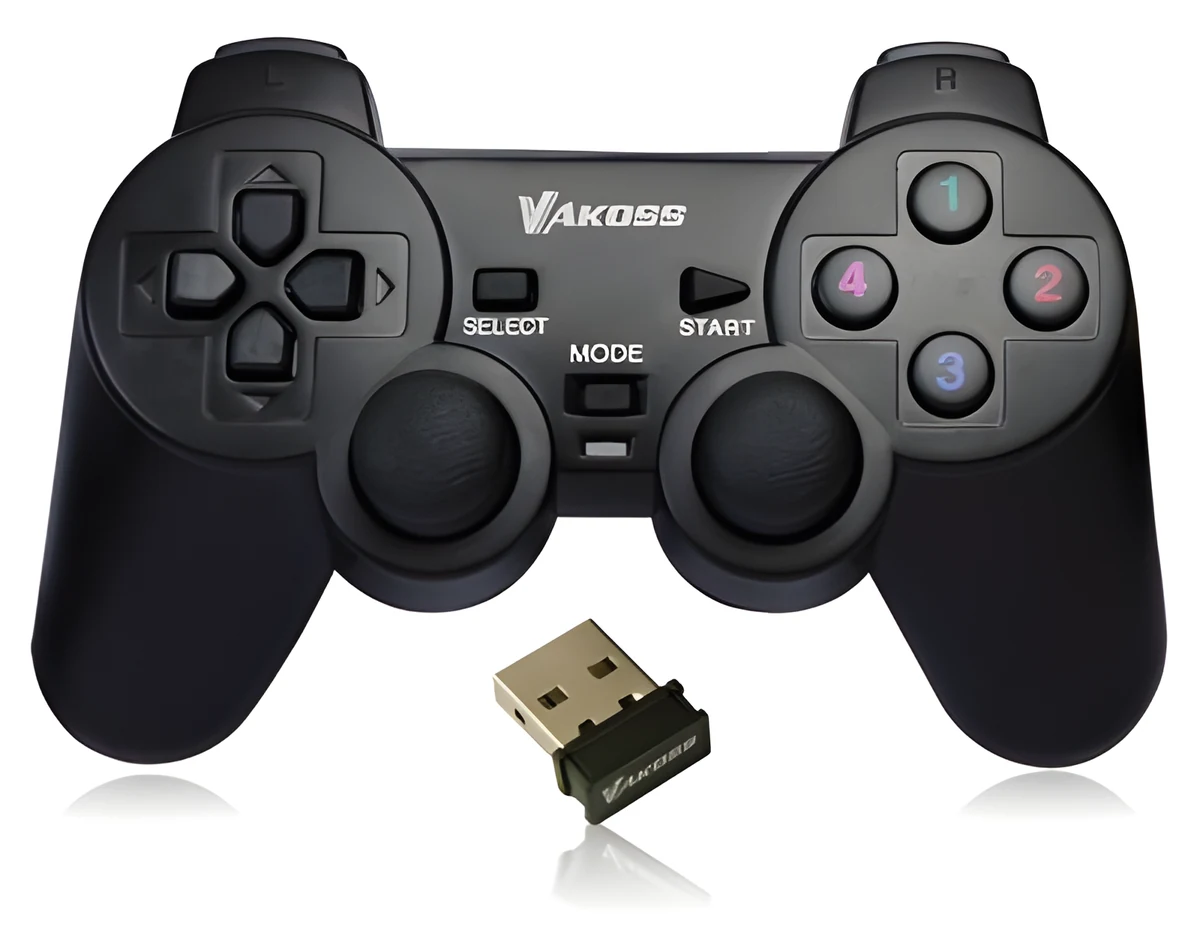 VAKOSS GAMEPAD BEZPRZEWODOWY GP-4705BK CZARNY