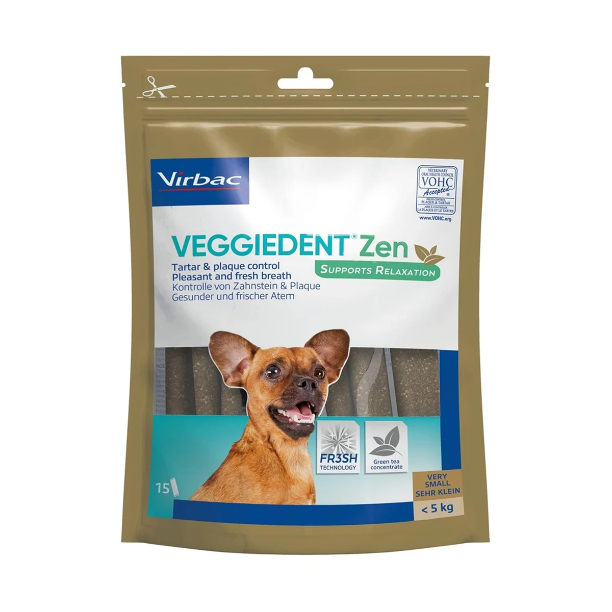 VEGGIEDENT ZEN XS x 15 Przysmaki