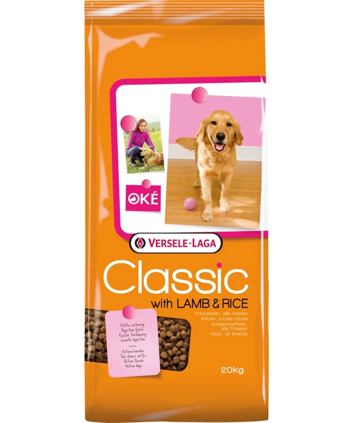 VERSELE-LAGA Classic Lamb & Rice - 20 kg