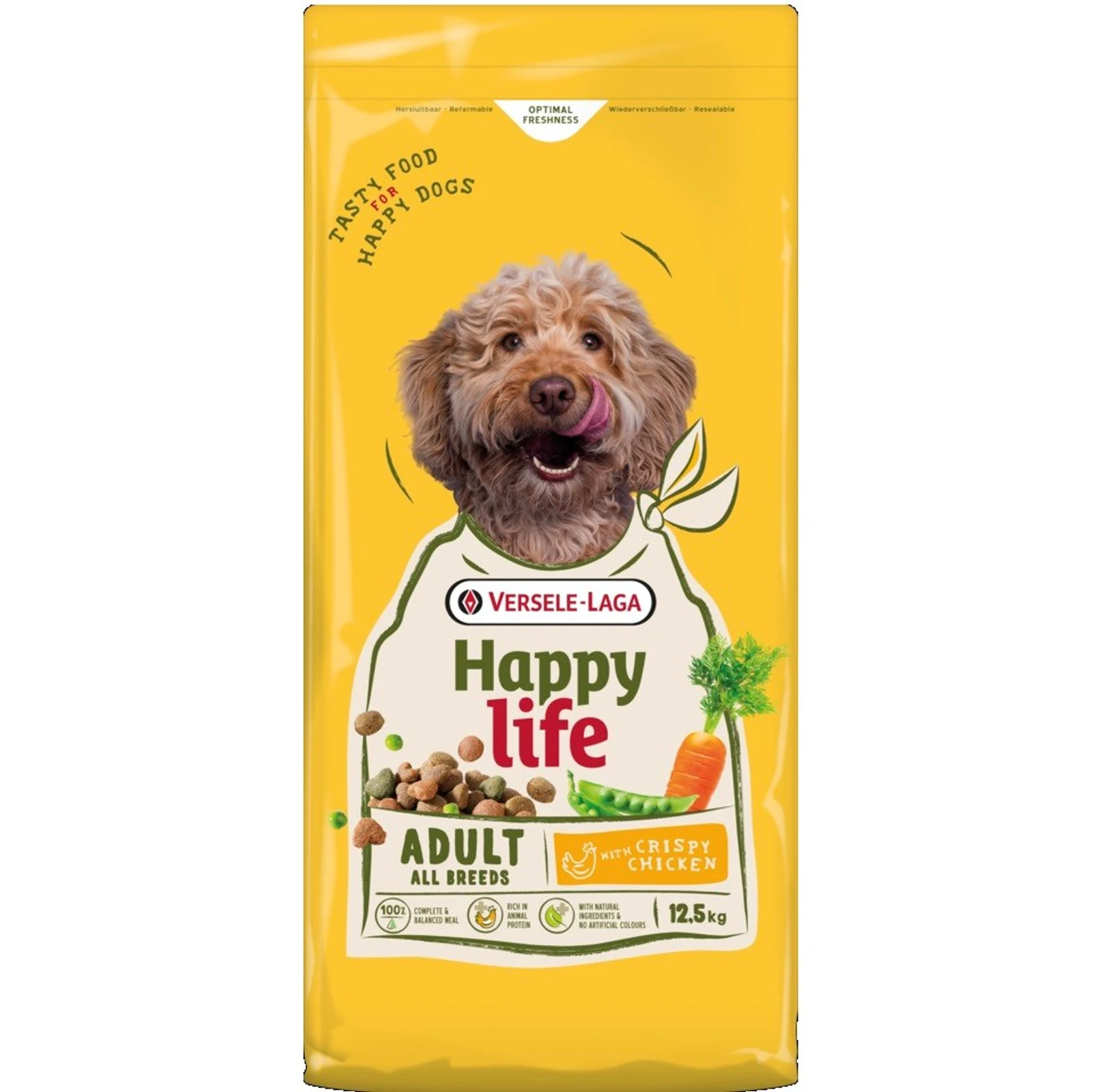 Versele Laga HappyLife karma sucha z kurczakiem dla psów dorosłych 12,5kg