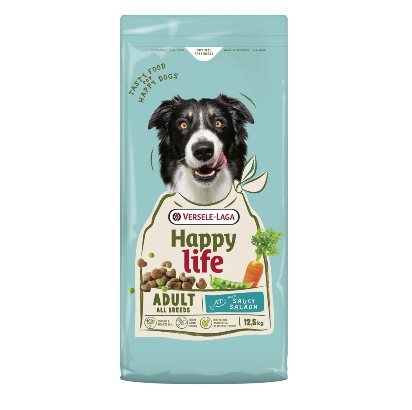 Versele Laga HappyLife karma sucha z łososiem dla psów dorosłych 12,5kg