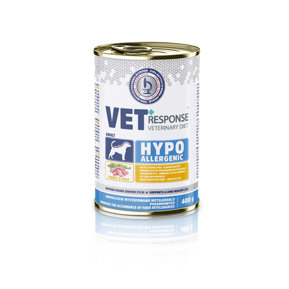 VET RESPONSE Hypoallergenic indyk karma 400g