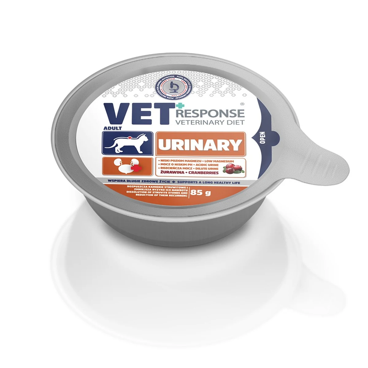 Mokra karma VET RESPONSE URINARY 85g dla kota