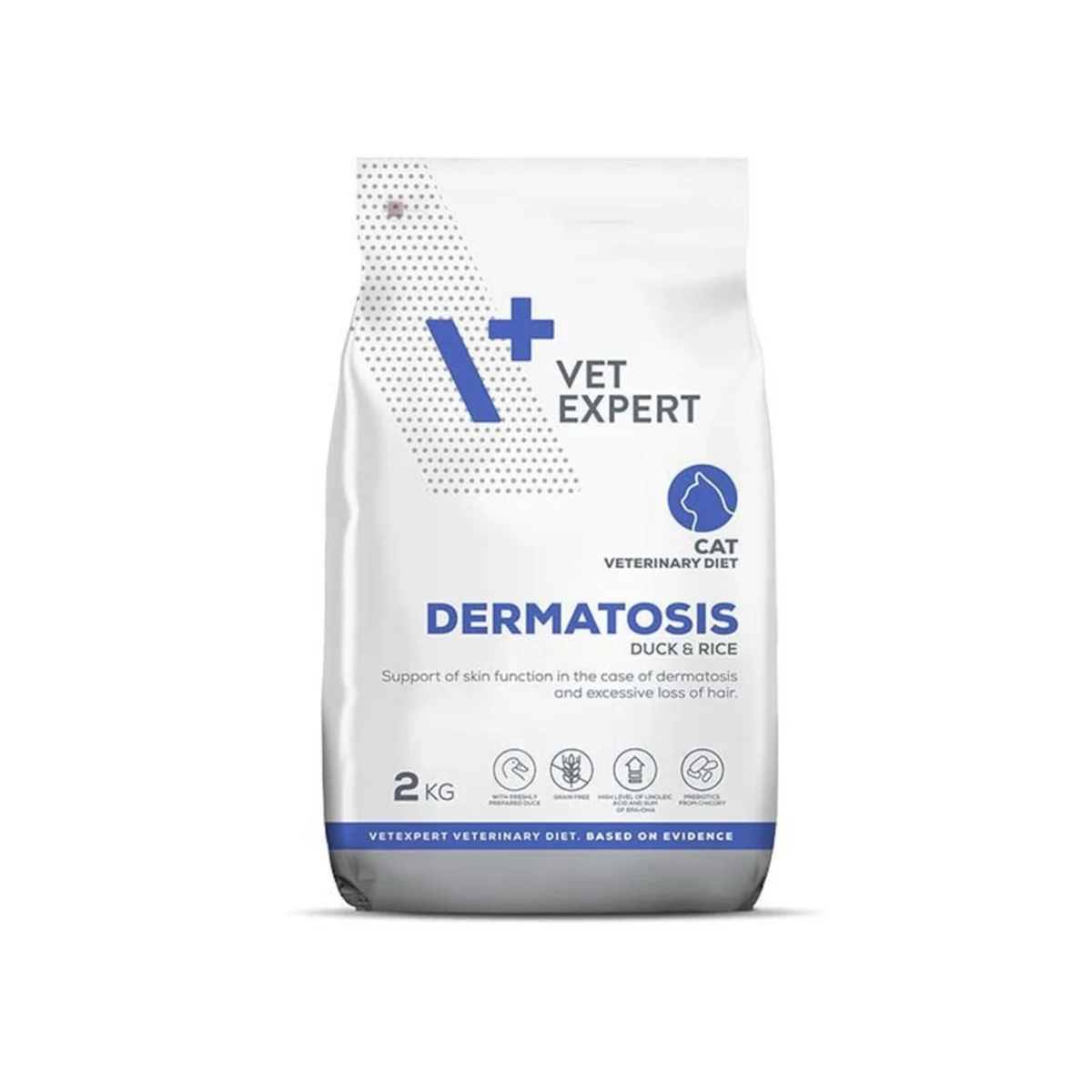 VetExpert Dermatosis Cat 2kg - Bez Soi i Glutenu