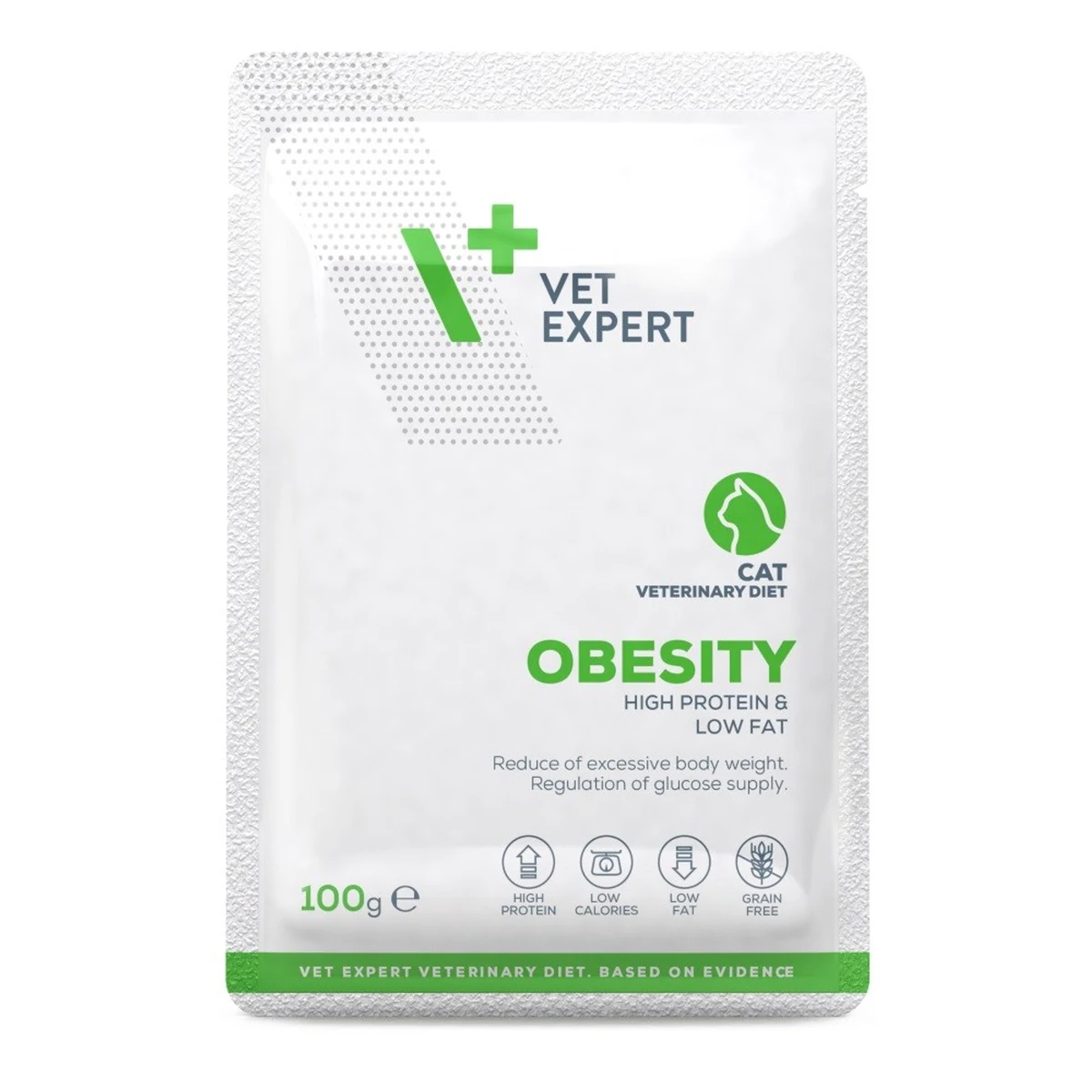 VetExpert Diet Obesity - Karma mokra dla kotów z nadwagą, 100g