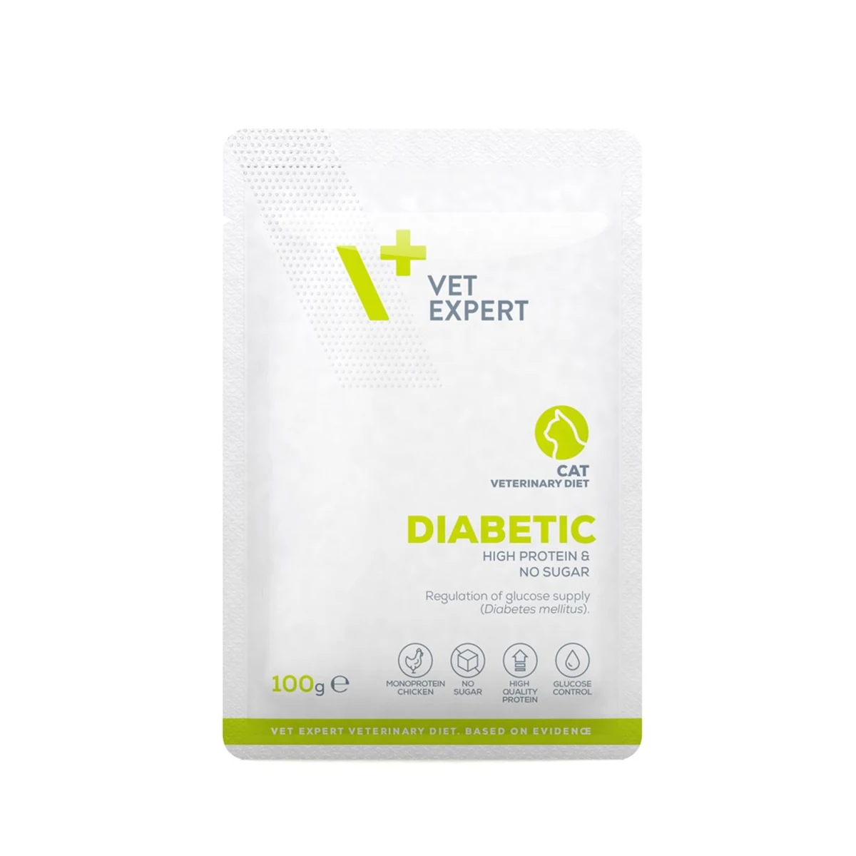 VetExpert Dietetyczna Karmę dla Kót z Diabetem 100g