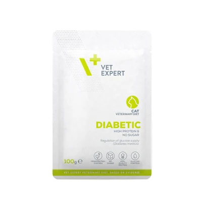 VetExpert Dietetyczna Karma dla Kota z Cukrzycą 100g