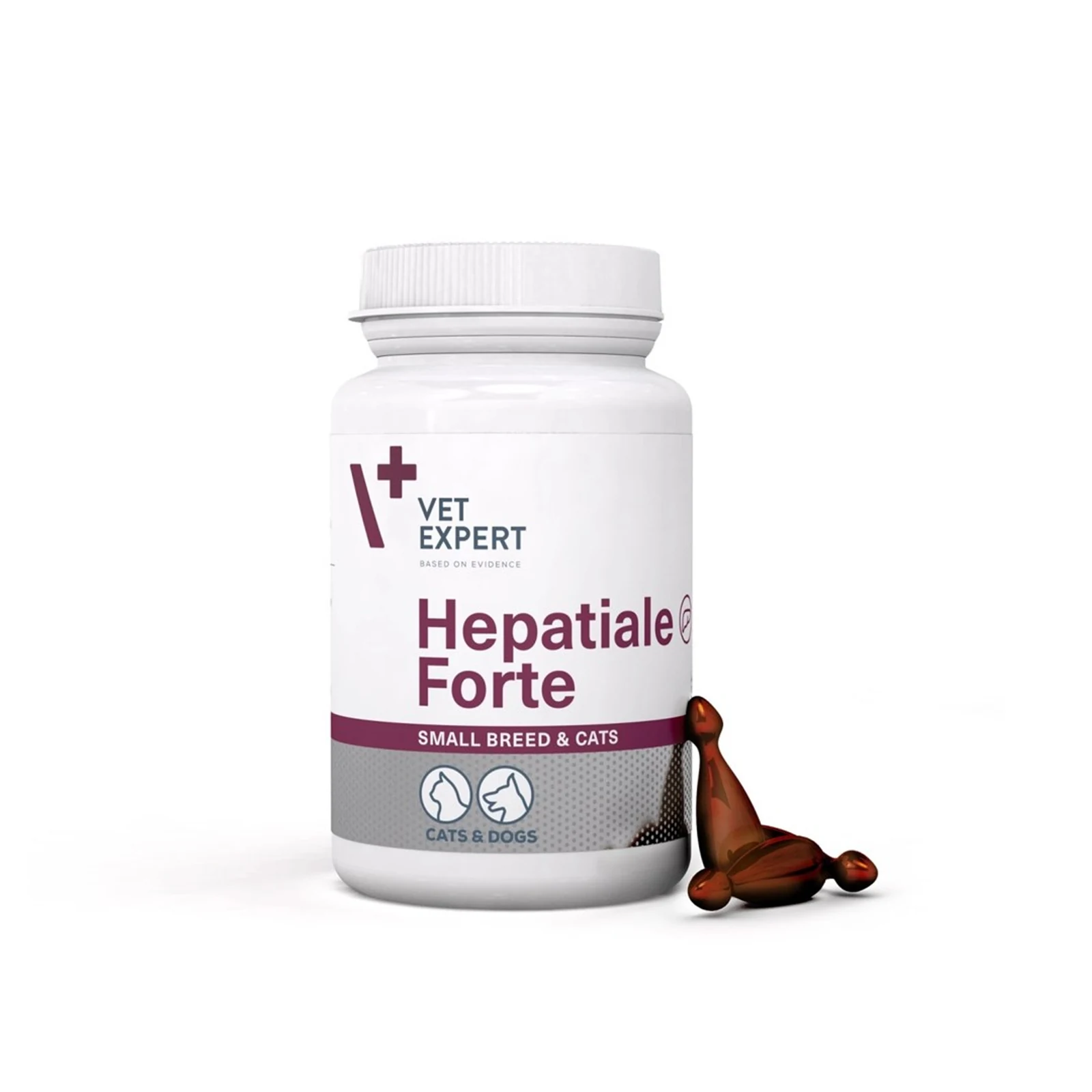 VetExpert Hepatiale Forte Small breed & cats 40 kaps — zdjęcie 1 z 2