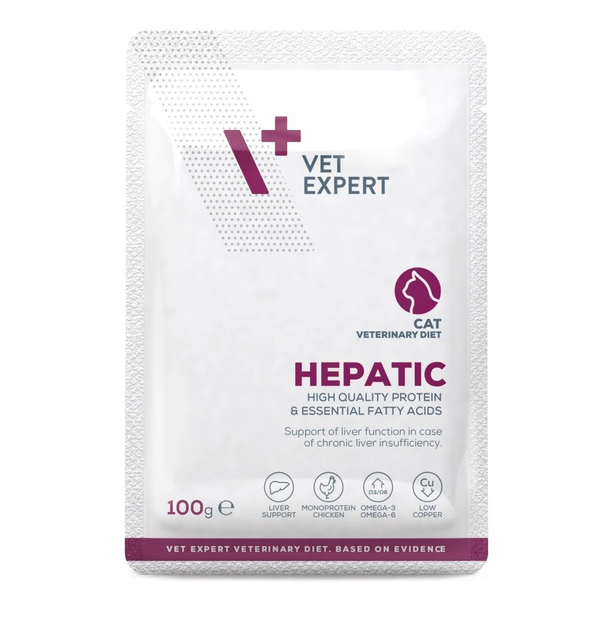 VetExpert Hepatic Diet 100g - Karma mokra dla kotów z problemami wątrobowymi