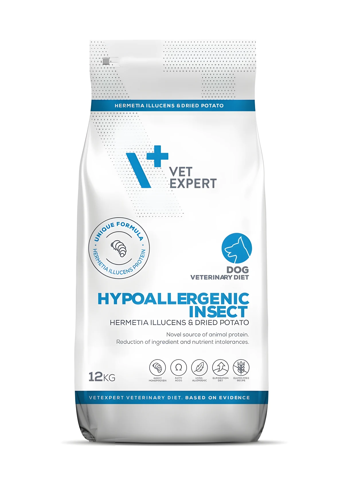 VetExpert Hypoallergenic Insect Dog Food 12kg