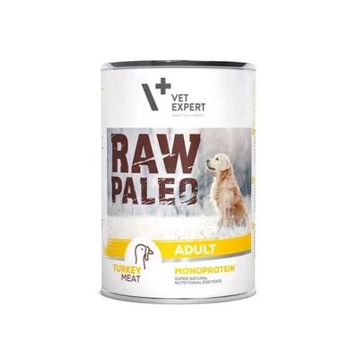 Karma mokra VetExpert Raw Paleo Indyk dla dorosłych psów 400g