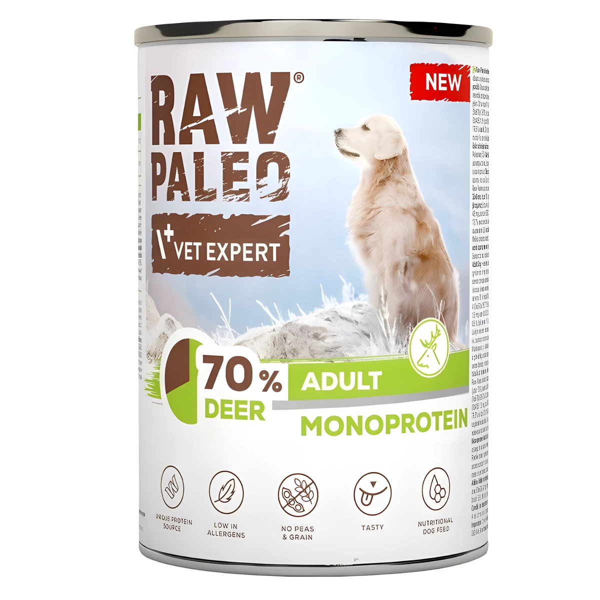 VetExpert Raw Paleo Jeleń 400g dla psa