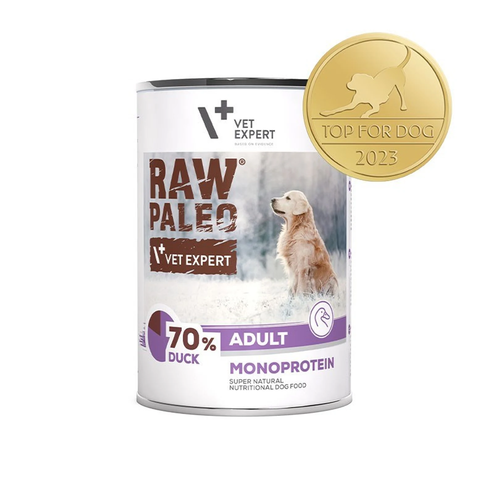 VetExpert Raw Paleo Kaczka Can 400g — zdjęcie 1 z 4