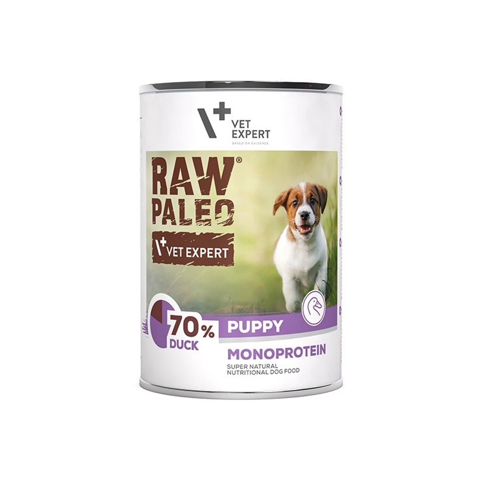 VetExpert Raw Paleo Kaczka Puppy Can 400g — zdjęcie 1 z 4