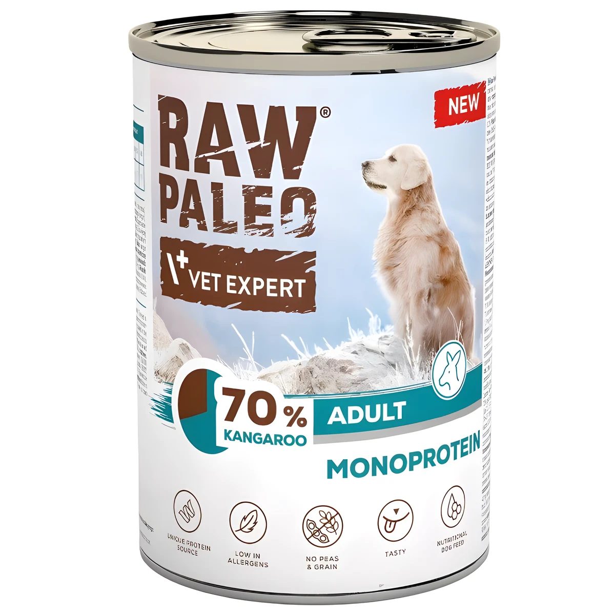 VetExpert Raw Paleo Kangur 400g dla psa dorosłego
