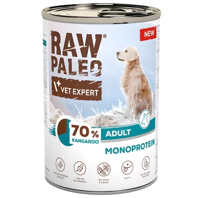 VetExpert Raw Paleo Kangur 400g dla psa dorosłego