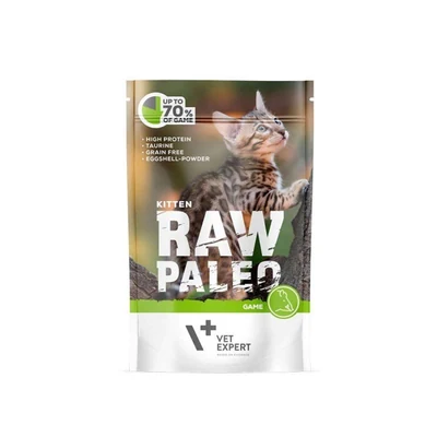 Mokra karma dla kociąt VetExpert Raw Paleo - Dzik, saszetka 100g