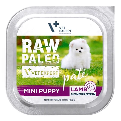 Mokra karma dla szczeniąt VetExpert Raw Paleo z jagnięciną 150g