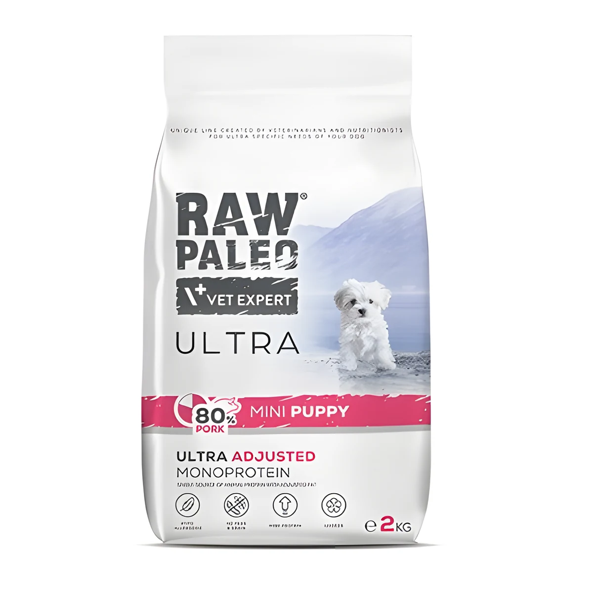 VetExpert Raw Paleo Ultra Pork Mini Puppy 2kg