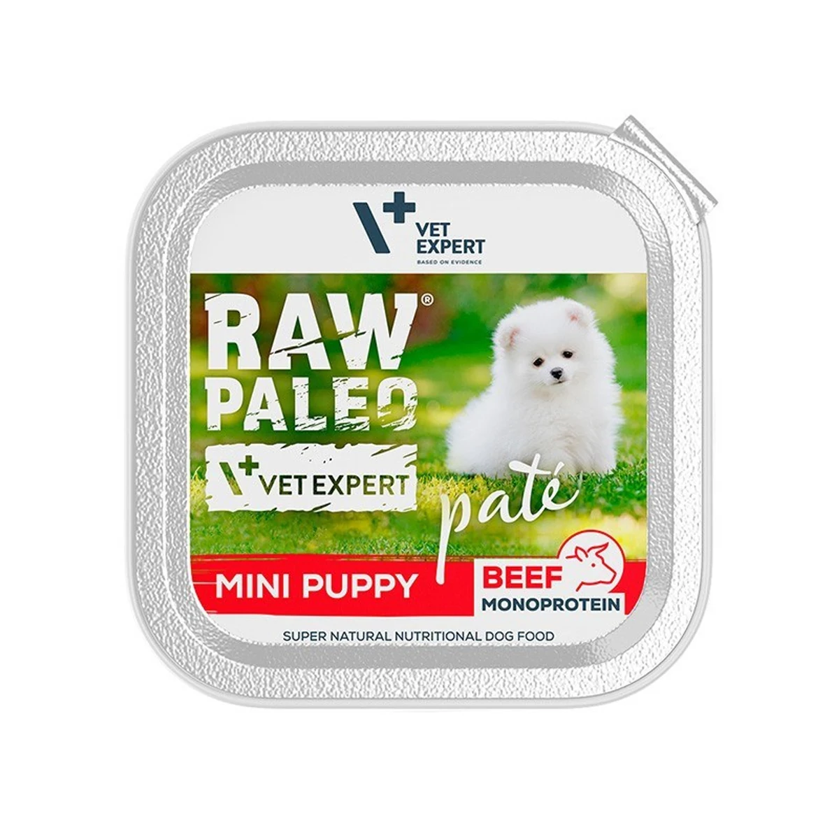 VetExpert Raw Paleo Wołowina Pate Mini Puppy 150g