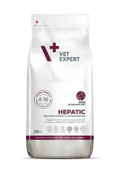 VetExpert Dieta Weterynaryjna dla Psa Hepatic 12kg