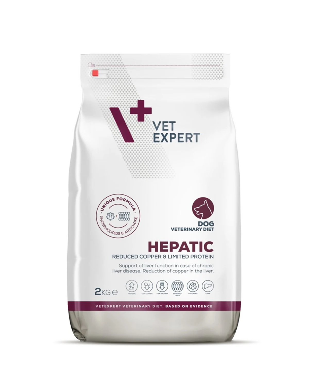 VetExpert Veterinary Diet Hepatic dog 2kg - Brak Soi