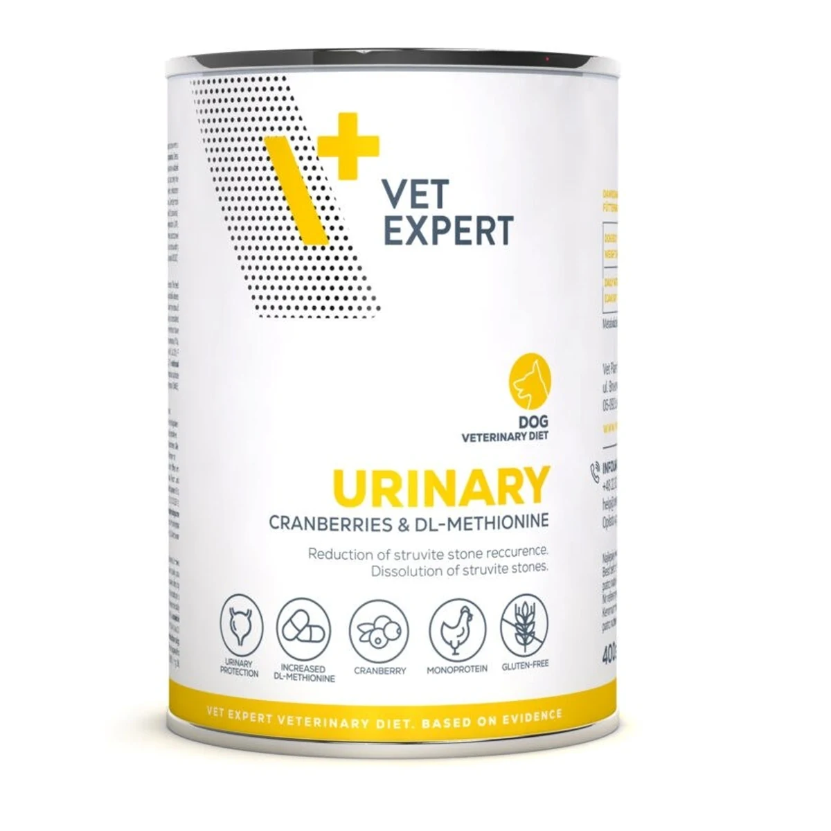 VetExpert Dieta Weterynaryjna dla Psa - Urinary 400g