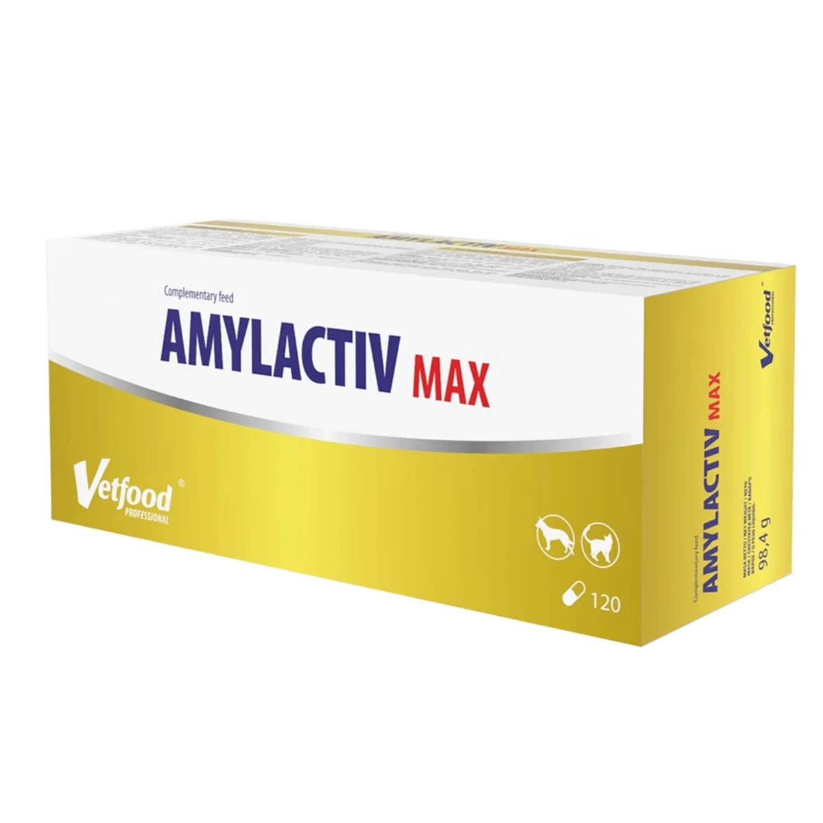 VetFood Amylactiv MAX 120 kapsułek dla psa i kota