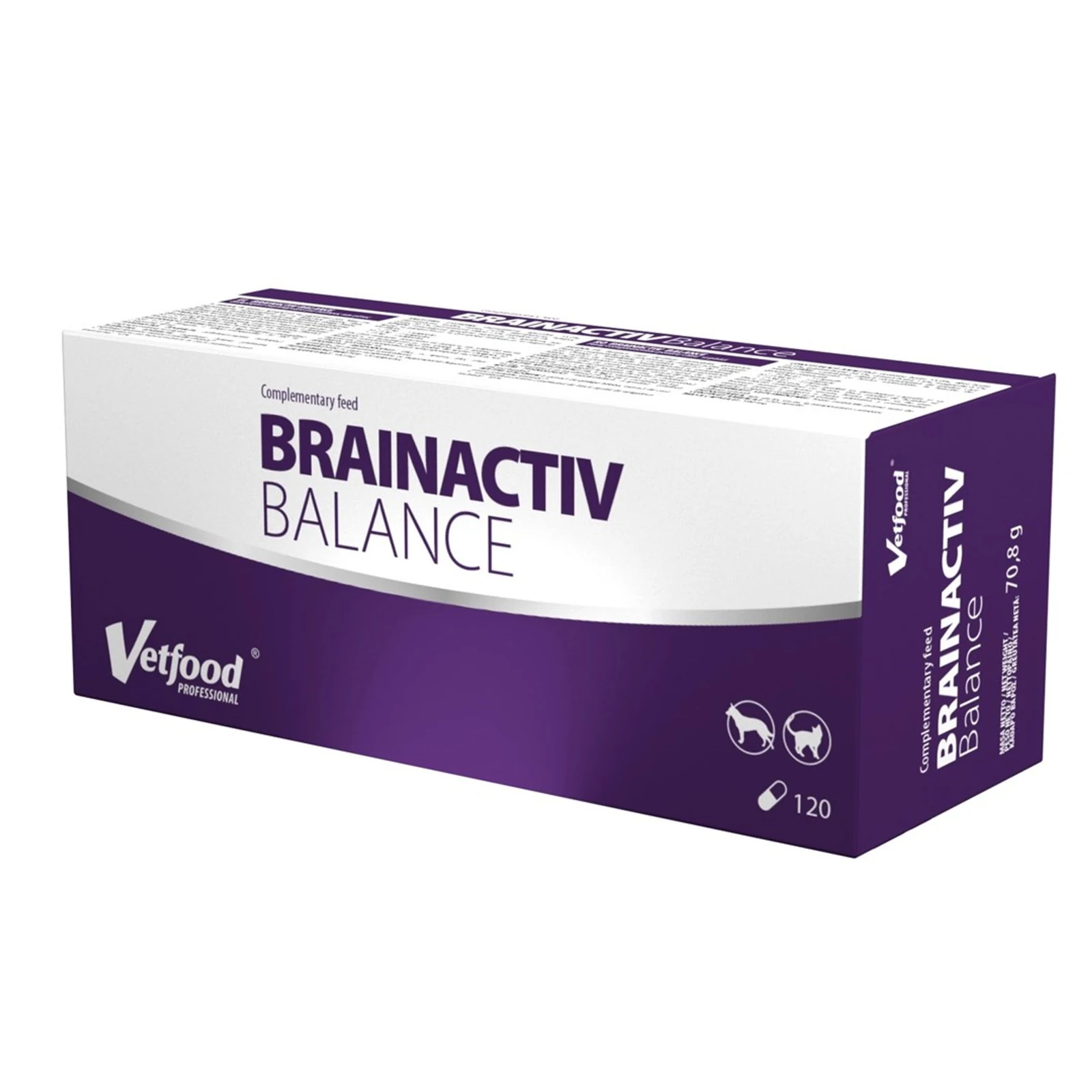 Vetfood Brainactiv Balance 120 kapsułek dla psów i kotów