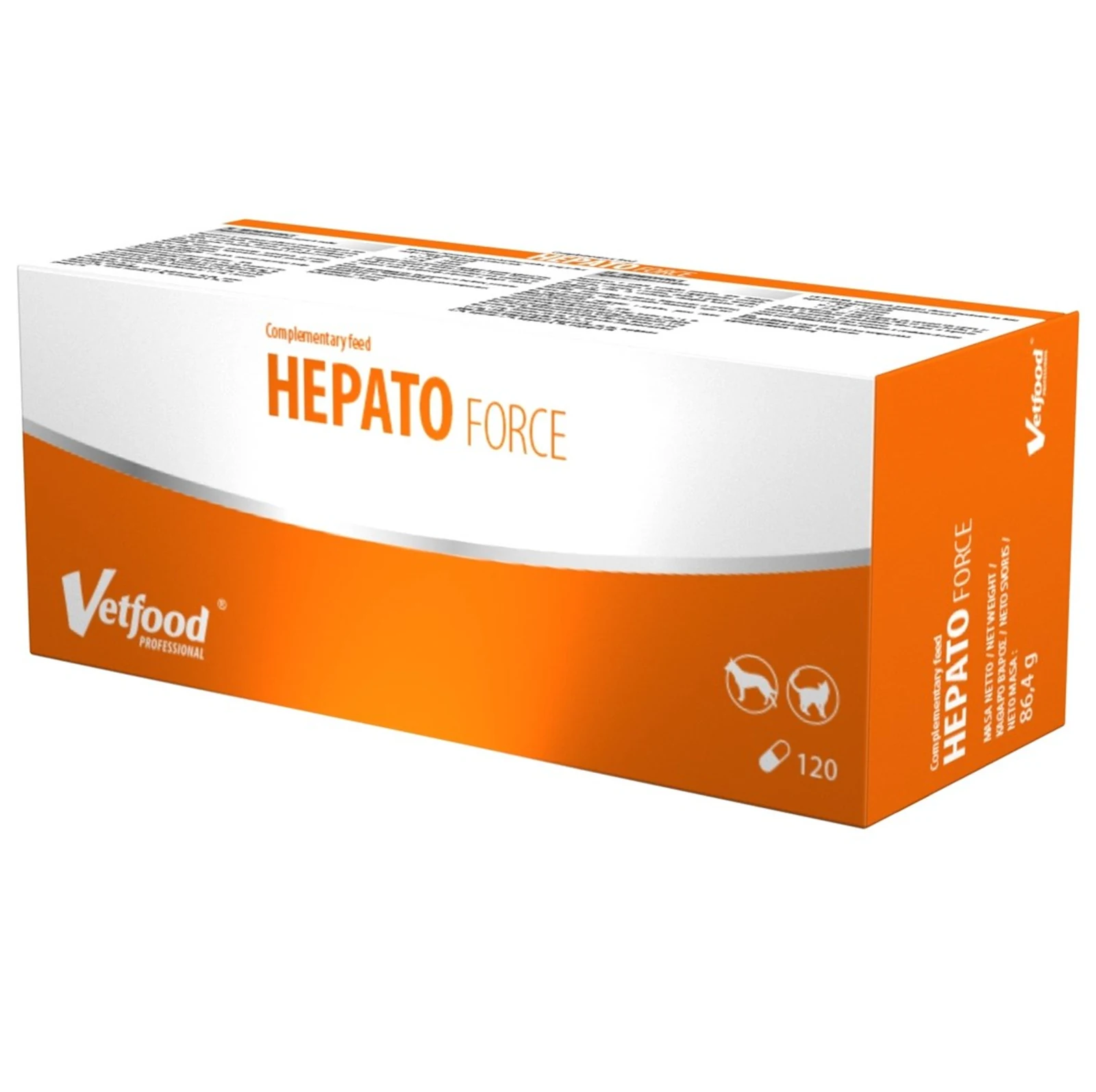 Hepatoforce - Wsparcie wątroby dla psa i kota, 120 kapsułek