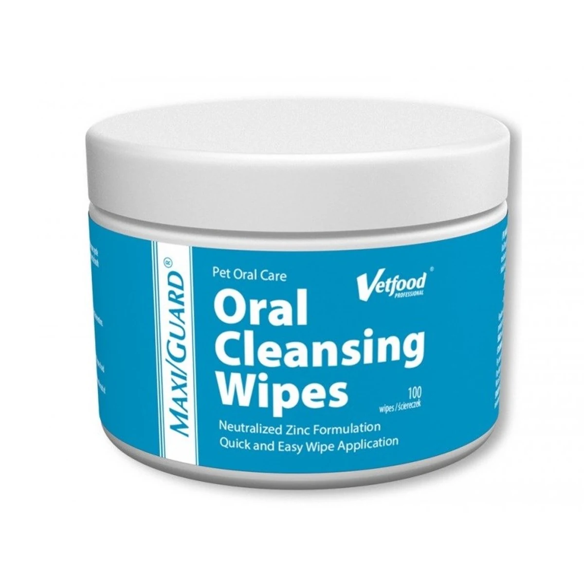 Vetfood MAXI/GUARD Oral Cleansing Wipes 100 chusteczek