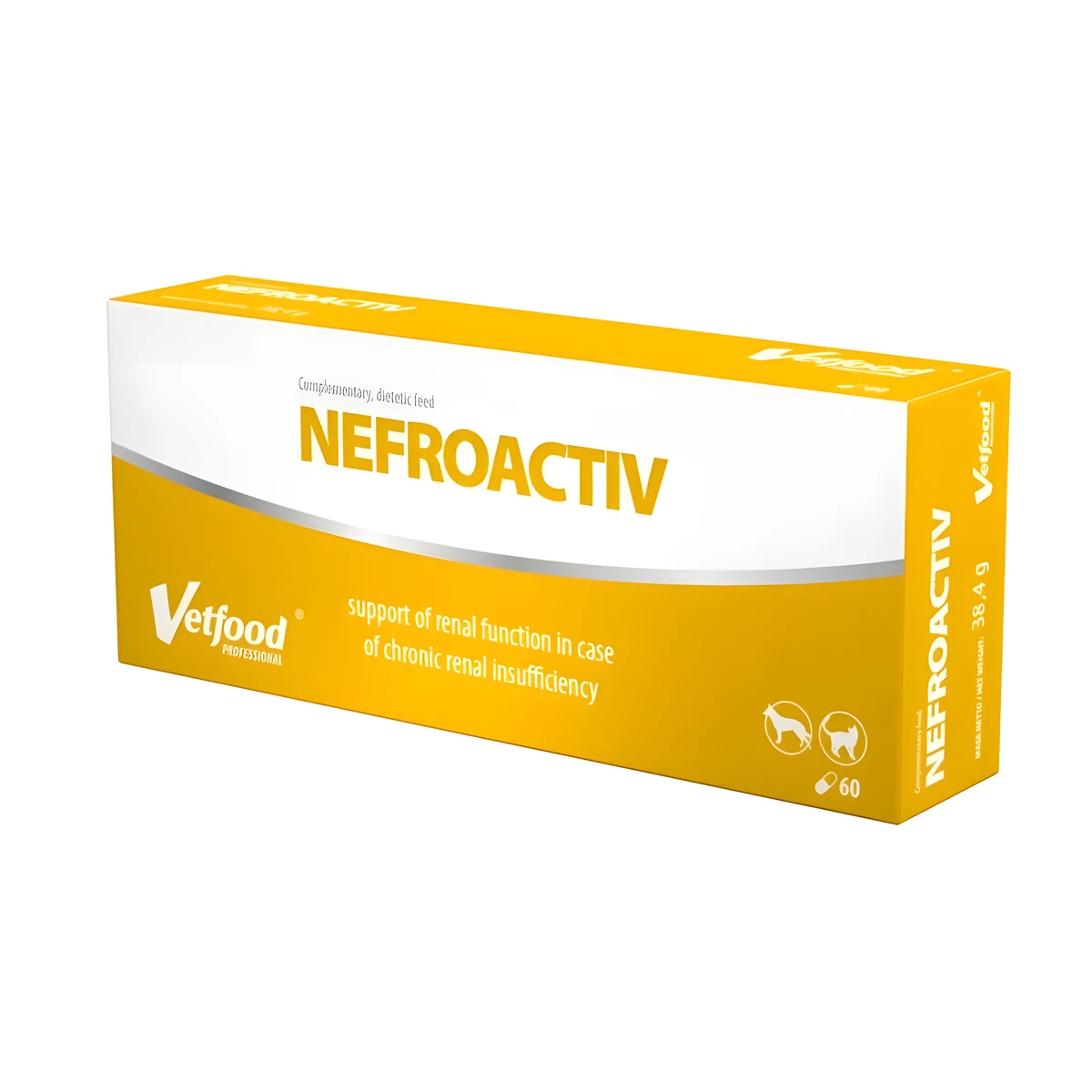 Suplement diety NefroActiv 60 kapsułek dla psów i kotów