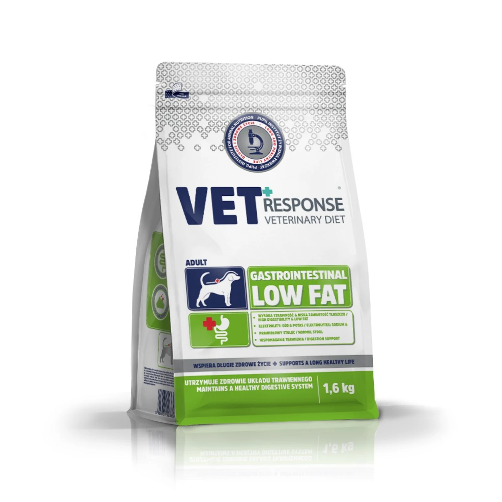 VETRESPONSE GASTRO LOW FAT 1,6kg - Karma Sucha — zdjęcie 1 z 3