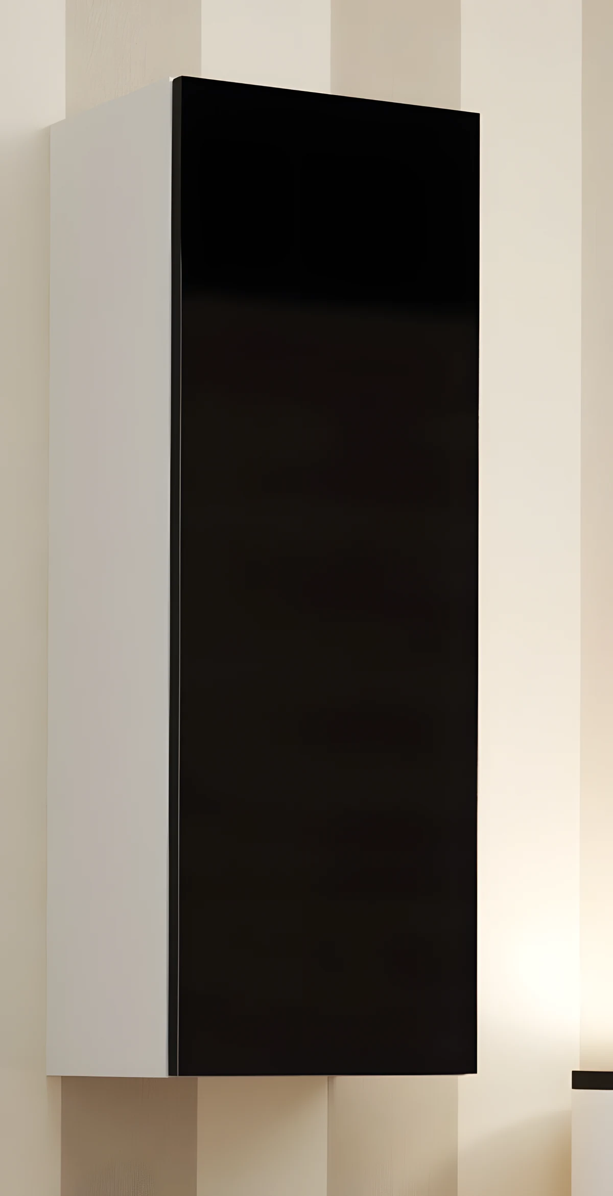 VIGO '90' - Szafka 90x35x32, Biały/Czarny