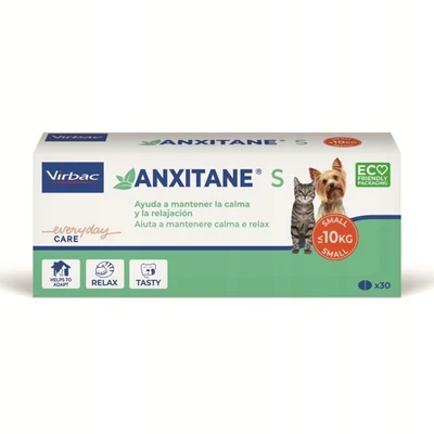 Virbac Anxitane - tabletki uspokajające dla psów i kotów (30 szt.)