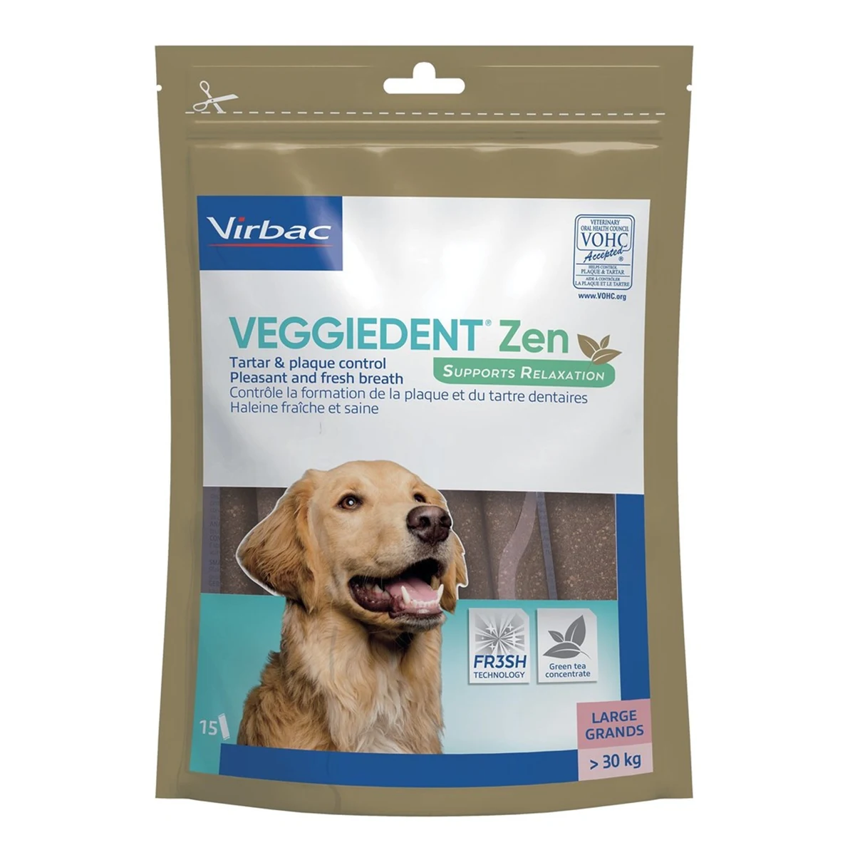 Przysmak Dentystyczny dla Psa i Kota - VIRBAC VEGGIEDENT ZEN L