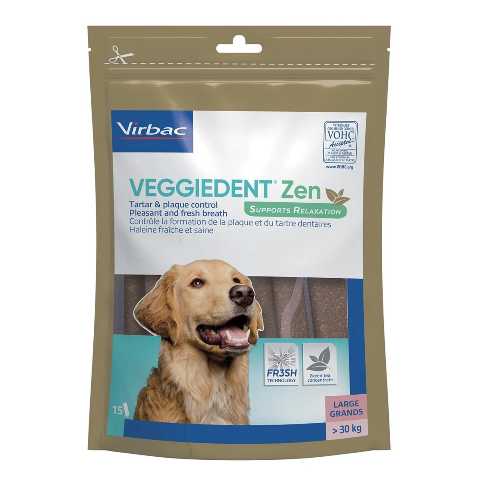 VIRBAC VEGGIEDENT ZEN L - Przysmak dla Zwierząt