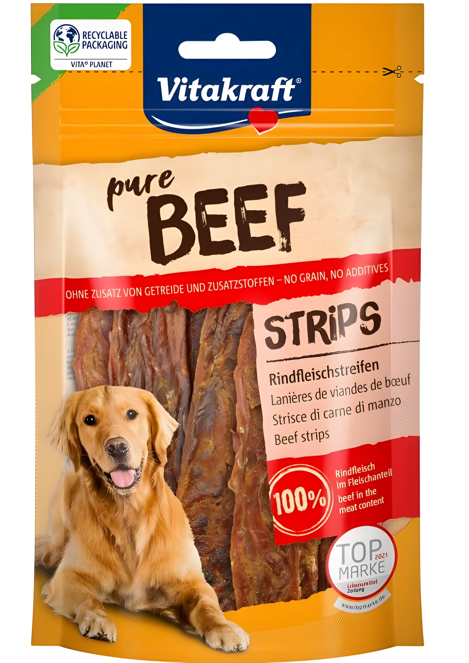VITAKRAFT BEEF paski wołowina 80g — zdjęcie 1 z 2