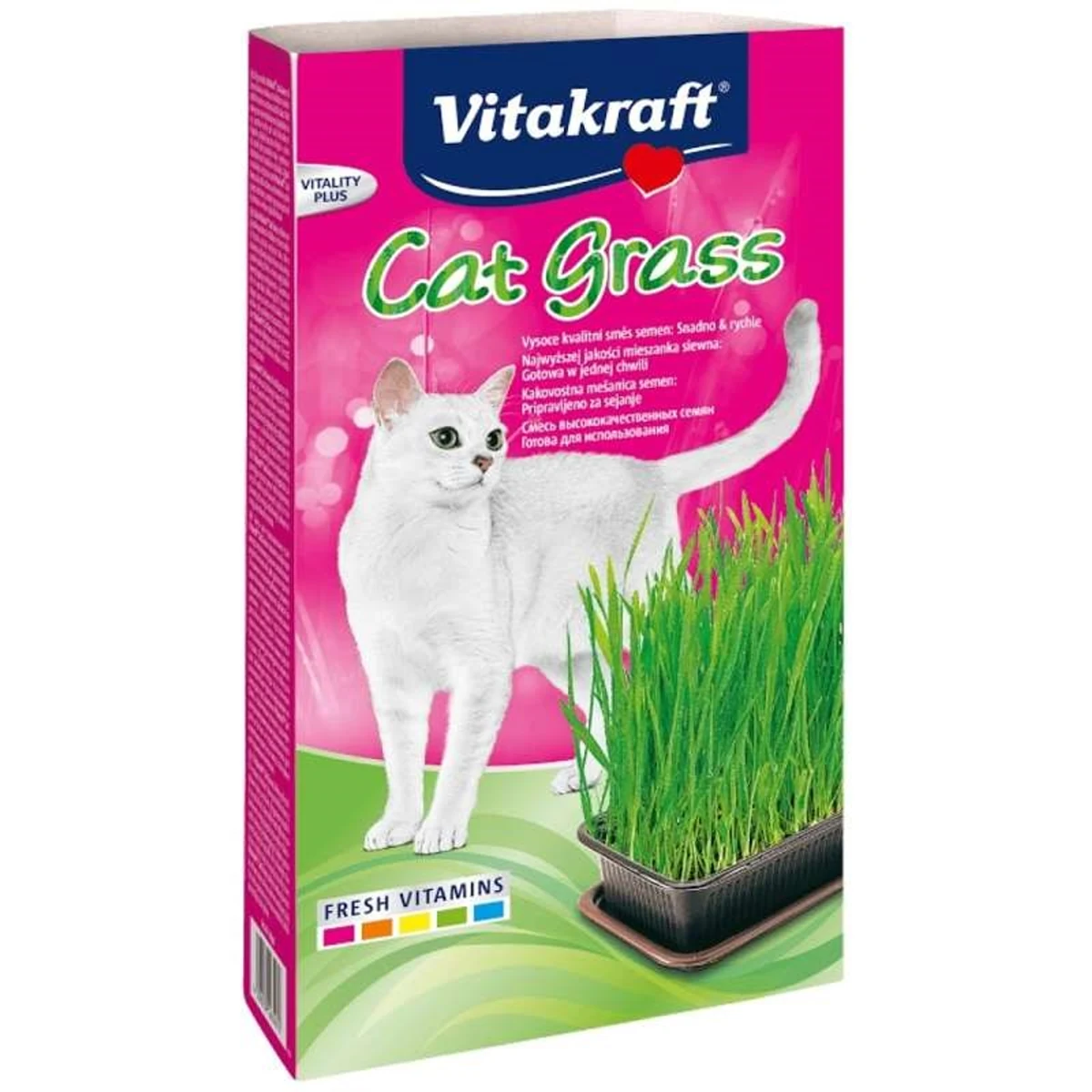 VITAKRAFT CAT GRASS 120g - Zestaw dla Kota