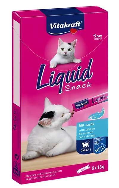 Vitakraft Liquid Snack dla kota - 6 saszetek
