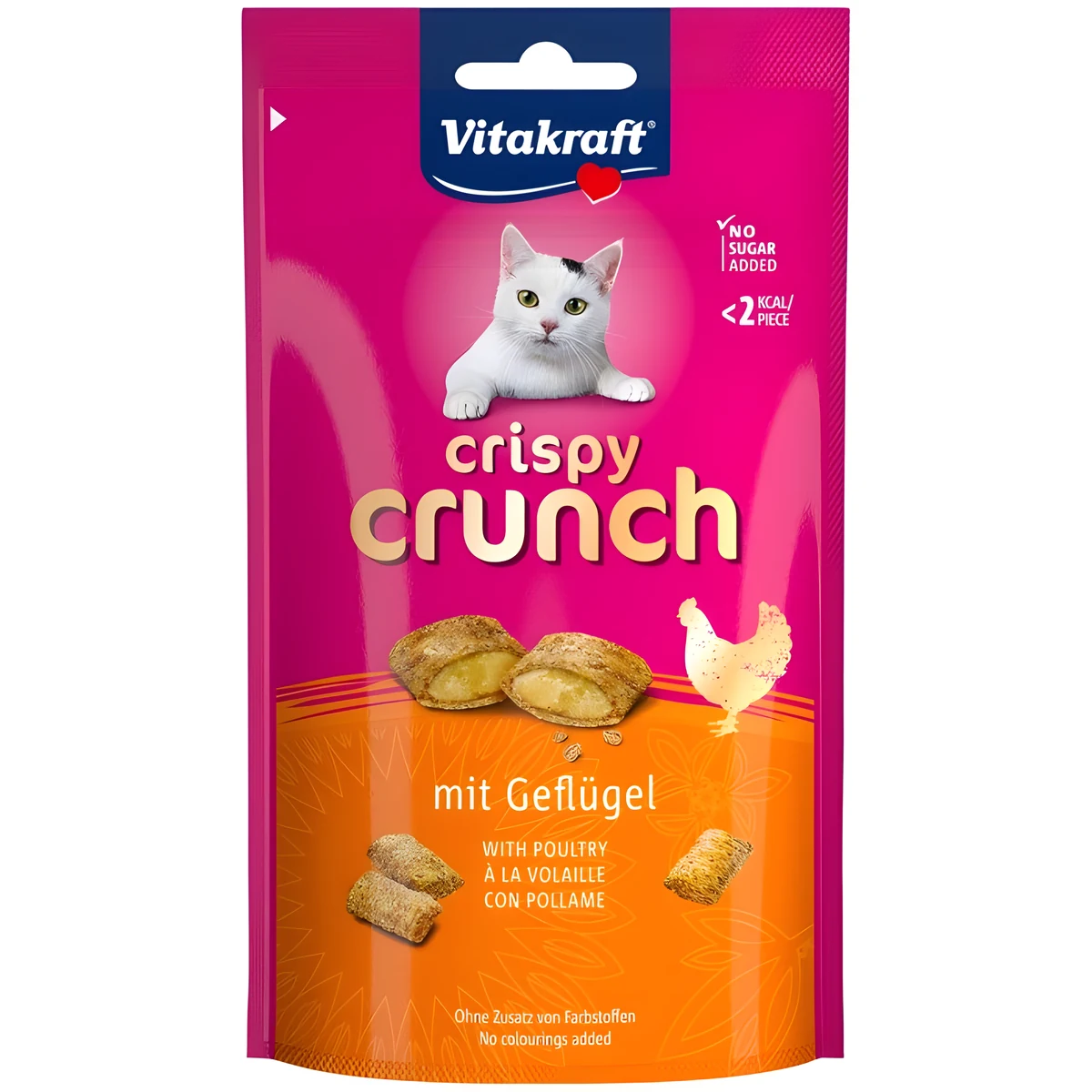 VITAKRAFT CRISPY CRUNCH drób przysmak kot 60g