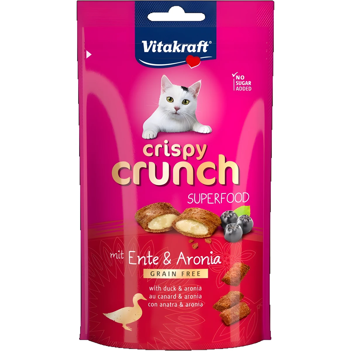 VITAKRAFT CRISPY CRUNCH kaczka/aronia 60g