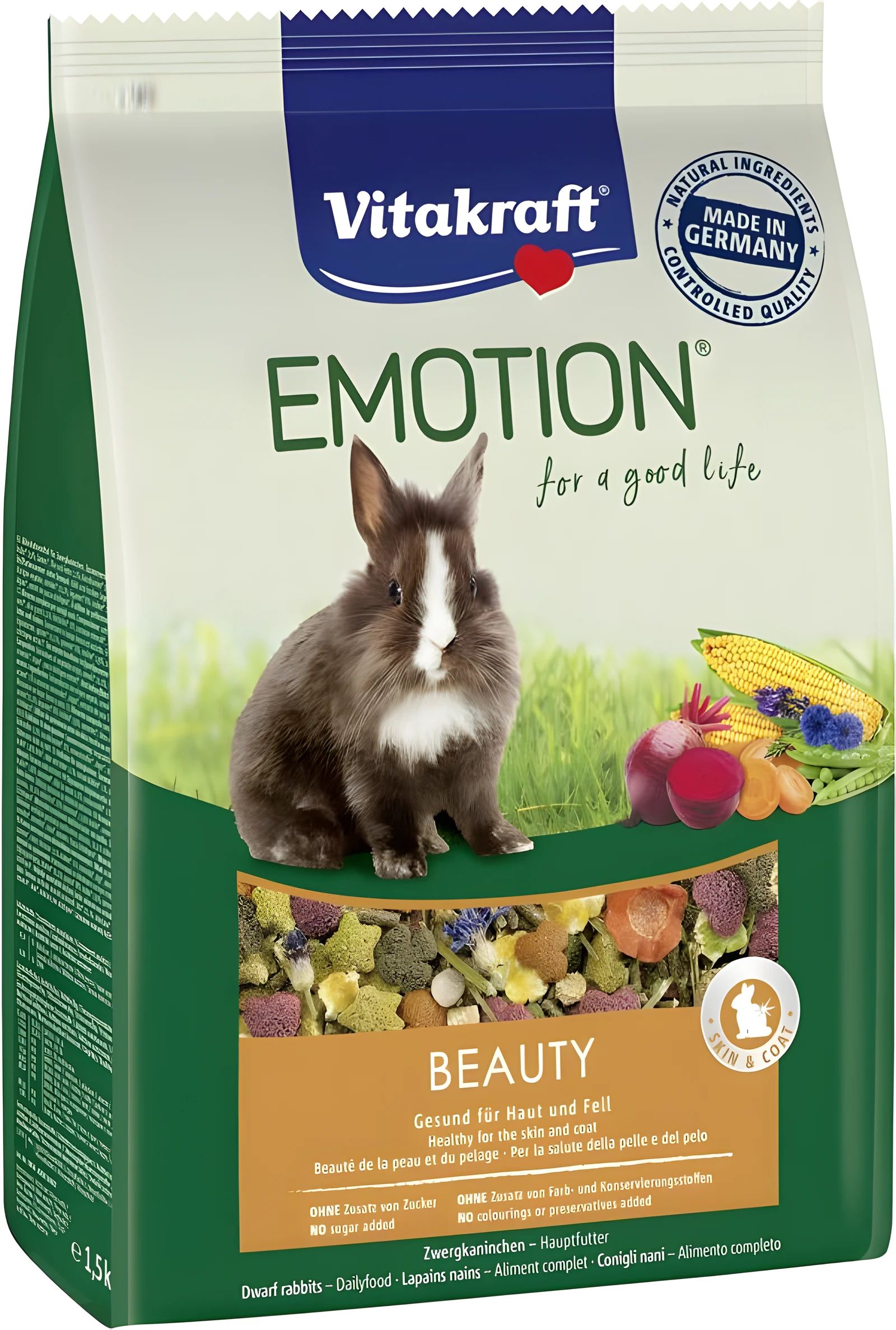 VITAKRAFT Emotion Beauty 600g - Karma dla królika