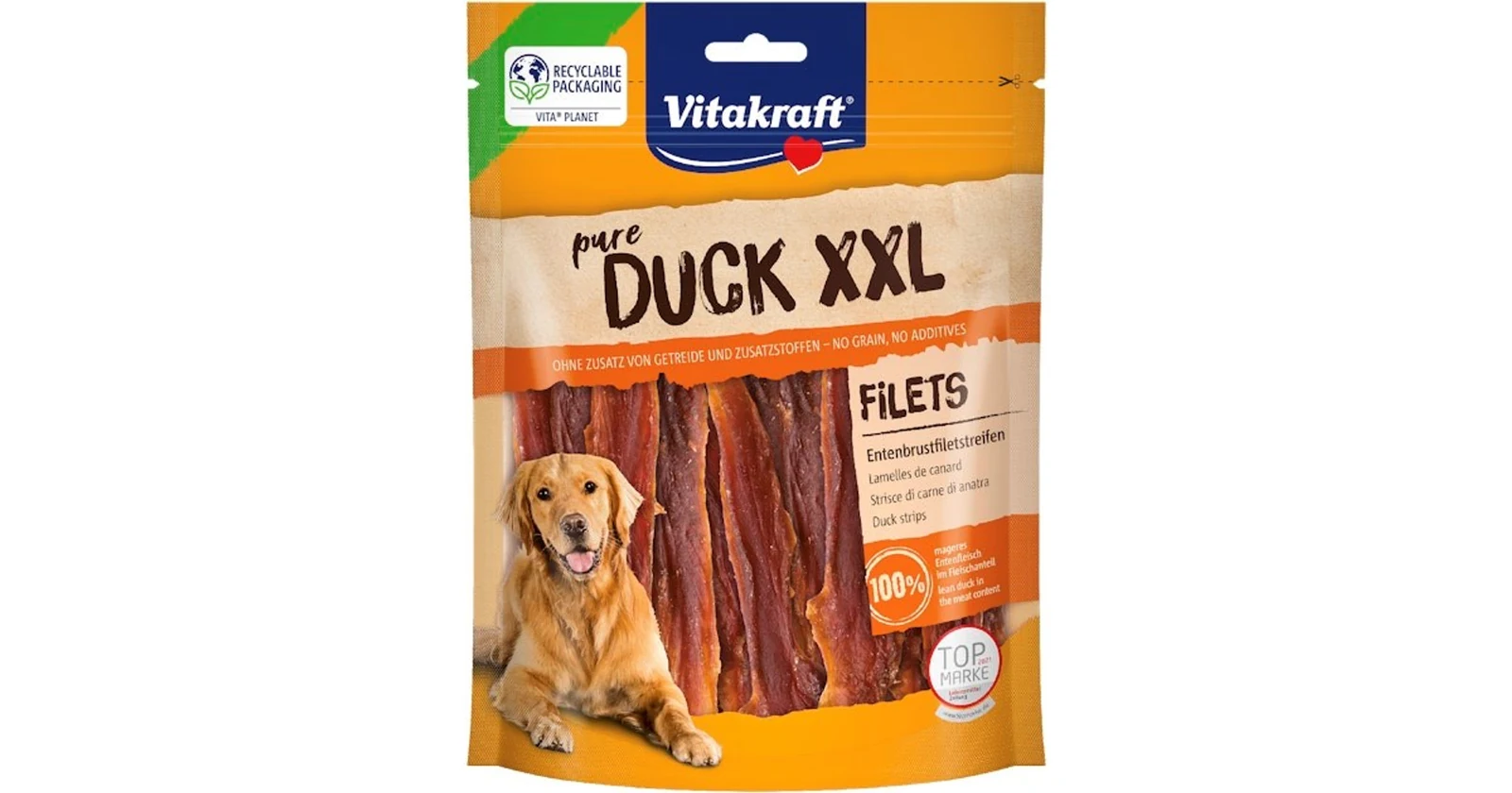 VITAKRAFT Kaczka filety XXL - 250g