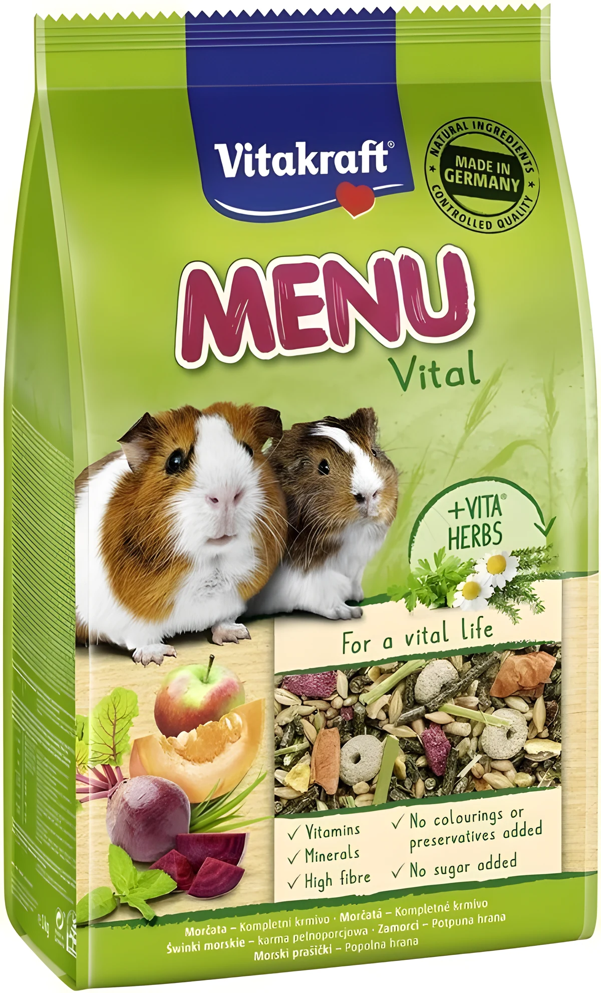 VITAKRAFT MENU VITAL 1kg dla Świnek Morsitych